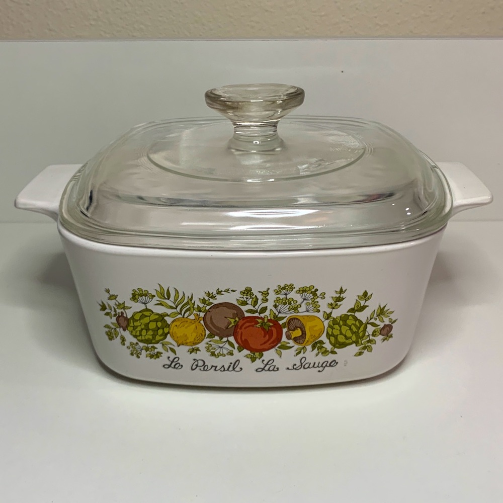 Vintage Spice of Life A-1 1/2-B CorningWare 1.5 Qt Dish w/Bottom Stamp